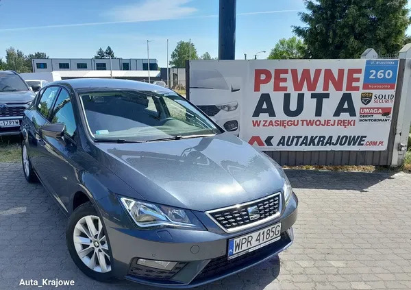 pieniężno Seat Leon cena 54900 przebieg: 123000, rok produkcji 2019 z Pieniężno